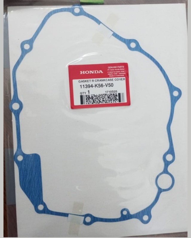 Gasket CBR 150R Indo, GASKET CYLINDER HEAD NLK, 12251-K56-N02, GASKET CYLINDER, 1219-K56-N01, GASKET L CRANKCASE COVER, 11395-K56-V50, GASKET R CRANKCASE COVER, 11394-K56-V50 image