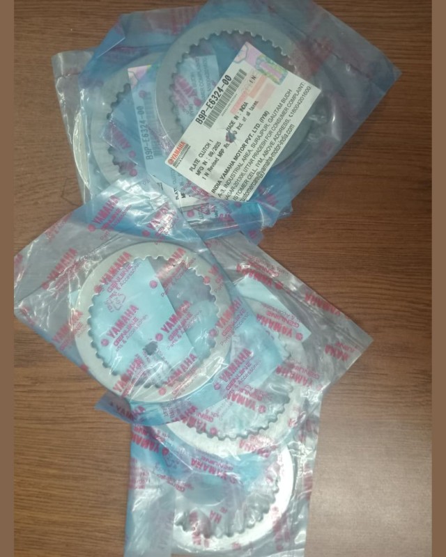 Full Clutch Plate Set FZS V4 Fi, PLATE FRICTICN, BAC-E6321-00, BOSS CLUTCH, BAC-E6371-00, PLATE CLUTCH 1, B9P-E6324-00 image