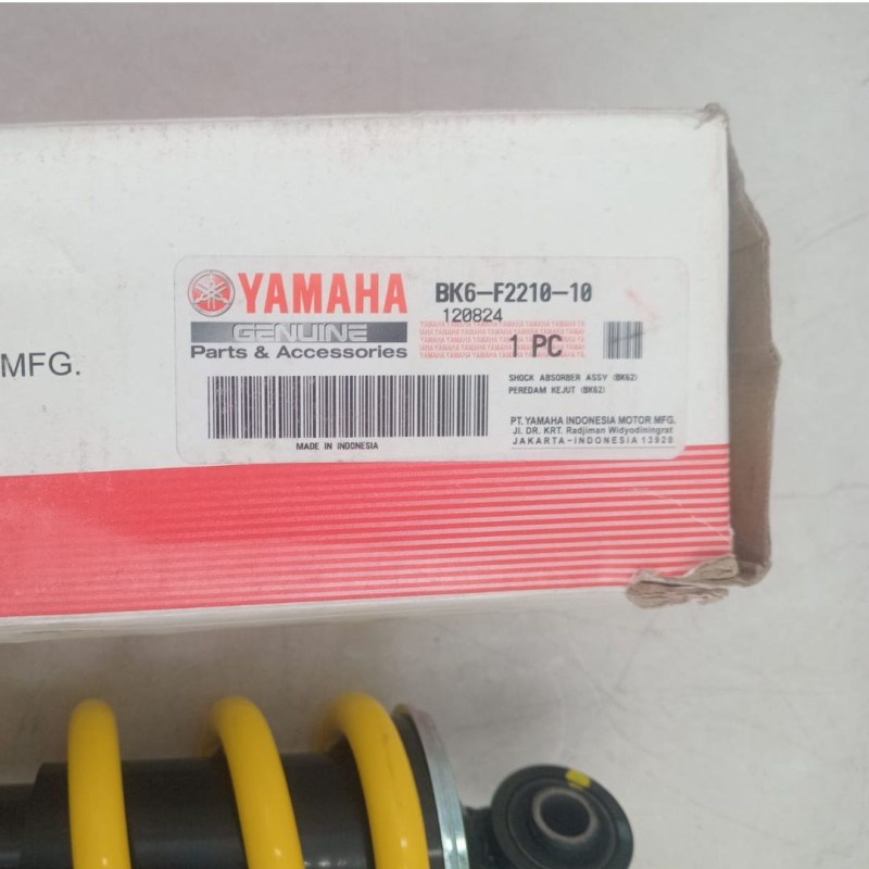 Rear Mono Shock Absorber / Suspension R15 V3 Indo, BK6-F2210-10 image