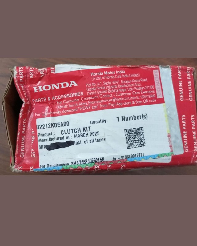 Clutch Plate ASSY Complete Honda X Blade 160 CC, CLUTCH KIT, 02212K0EA00 image