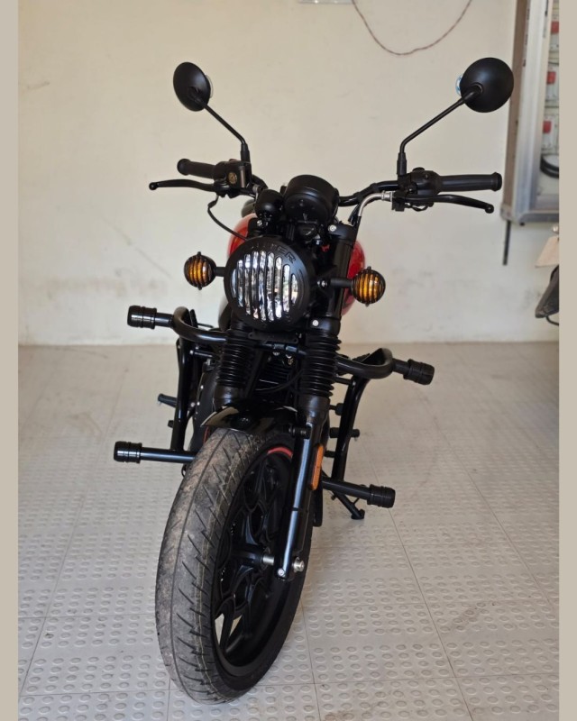 Crash Guard / Bumper Royal Enfield Hunter 350 (Indian Omesh Brand) image