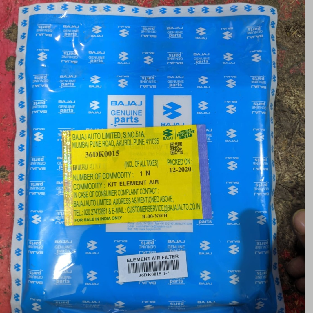 Air Filter Pulsar 150, KIT ELEMENT AIR 36DK0015 image