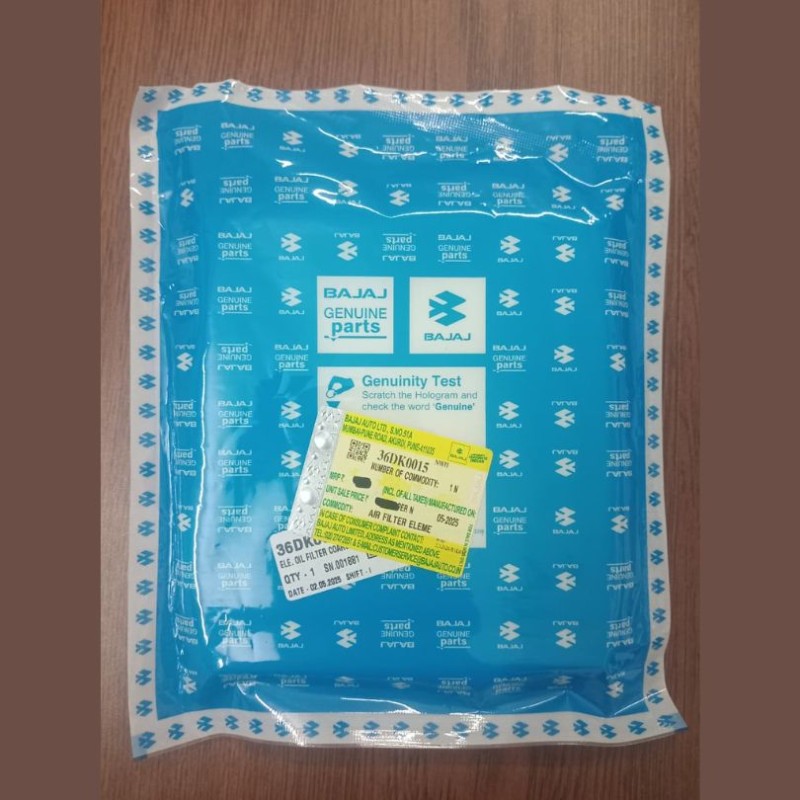 Air Filter Pulsar 150 ug3, AIR FILTER ELEME 36DK0015 image