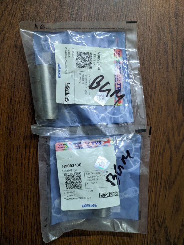 Apache 4V back chasis bush without bearing image