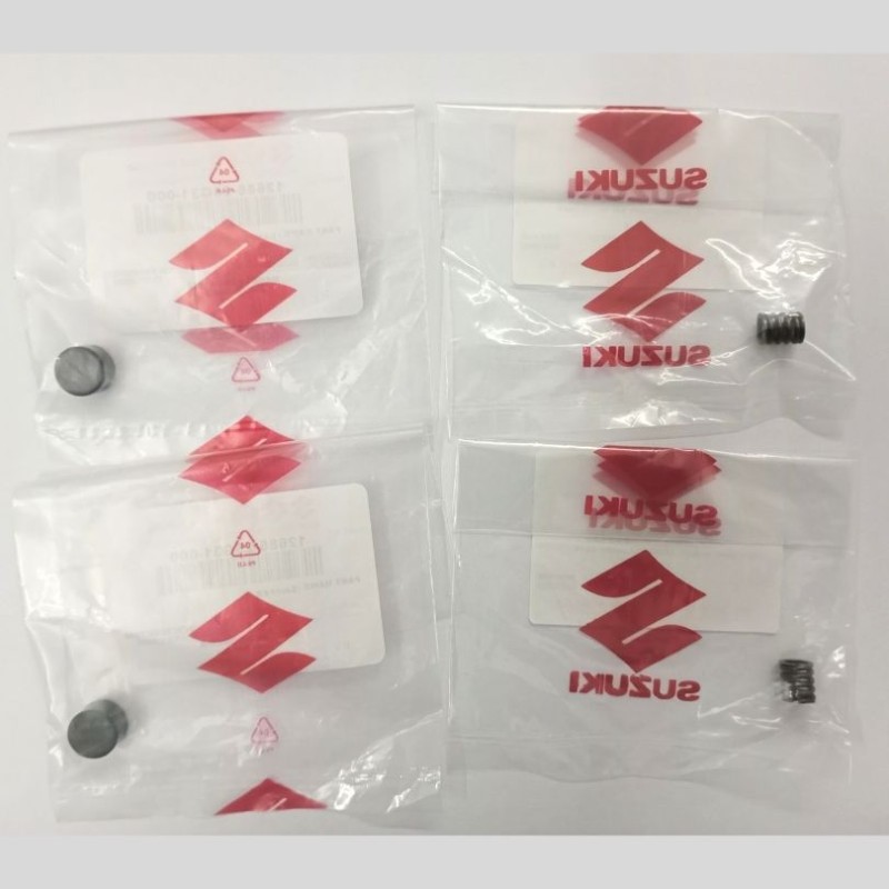 Only Spring / Rubber Set of Pinion For GSXS/ GSXR 150 Indo, DAMPER 12686-25G31-000 SUB: 12686-25G20-000, SPRING, CRANK BALANCER GEAR 12663-47E50-000 SUB: 12663B47E50N000 image