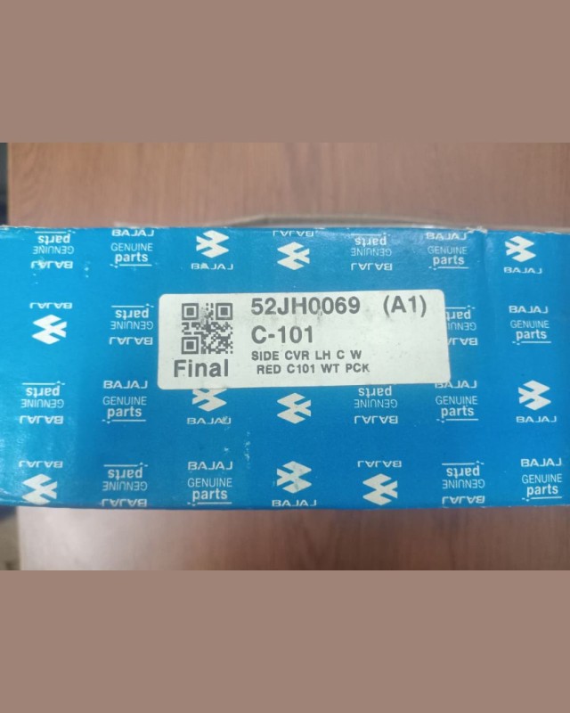 Side Cover Bajaj V15, SIDE CVR LH C W, 52JH0069 image