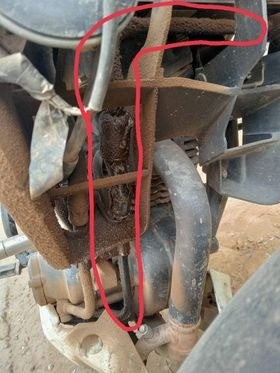 Bajaj Pulsar NS Mobil Outlet pipe image