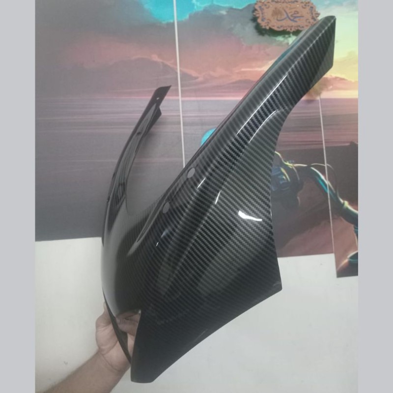 Head Musk for R15 v3 Made in China Yamaha R6 Glossy Black / Carbon Black image
