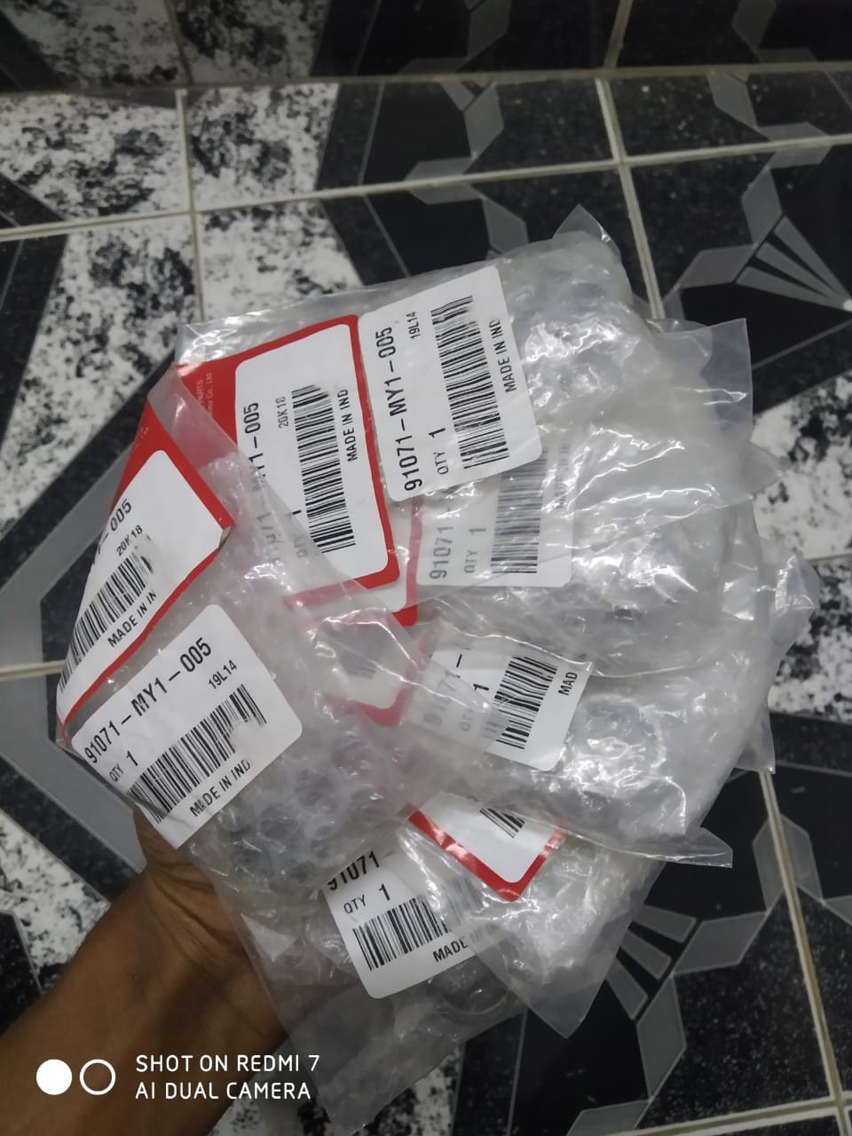 CBR Indo Non-Abs Rear Shockup Bearing Set image