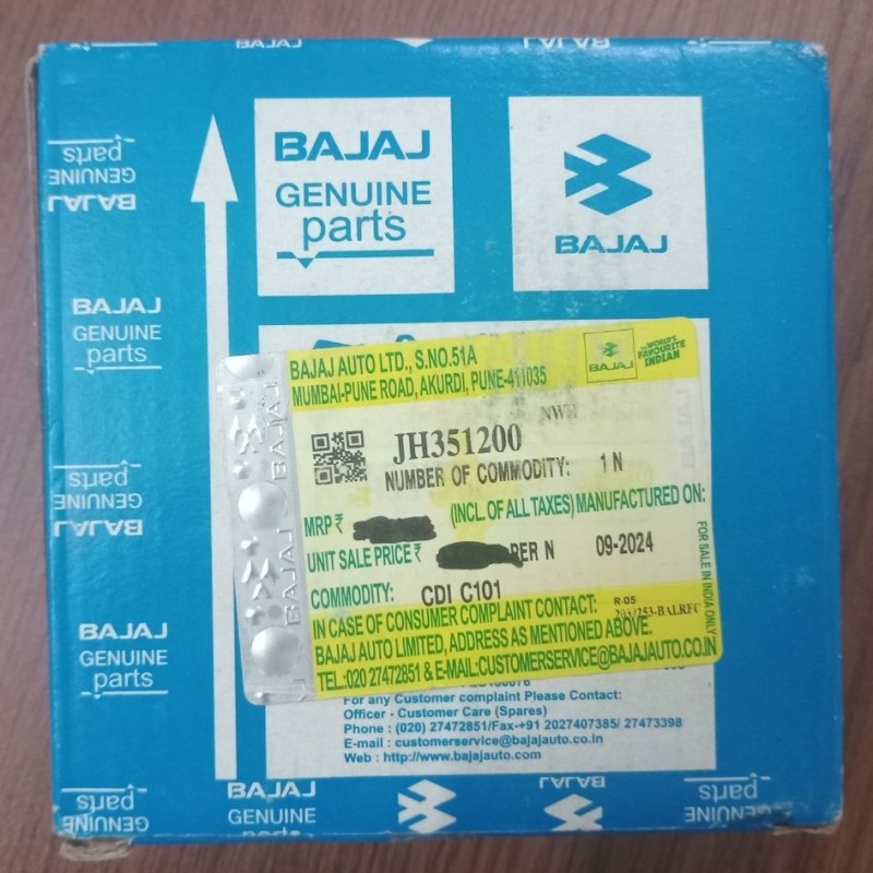 CDI Unit Bajaj V15, CDI C101 JH351200 image