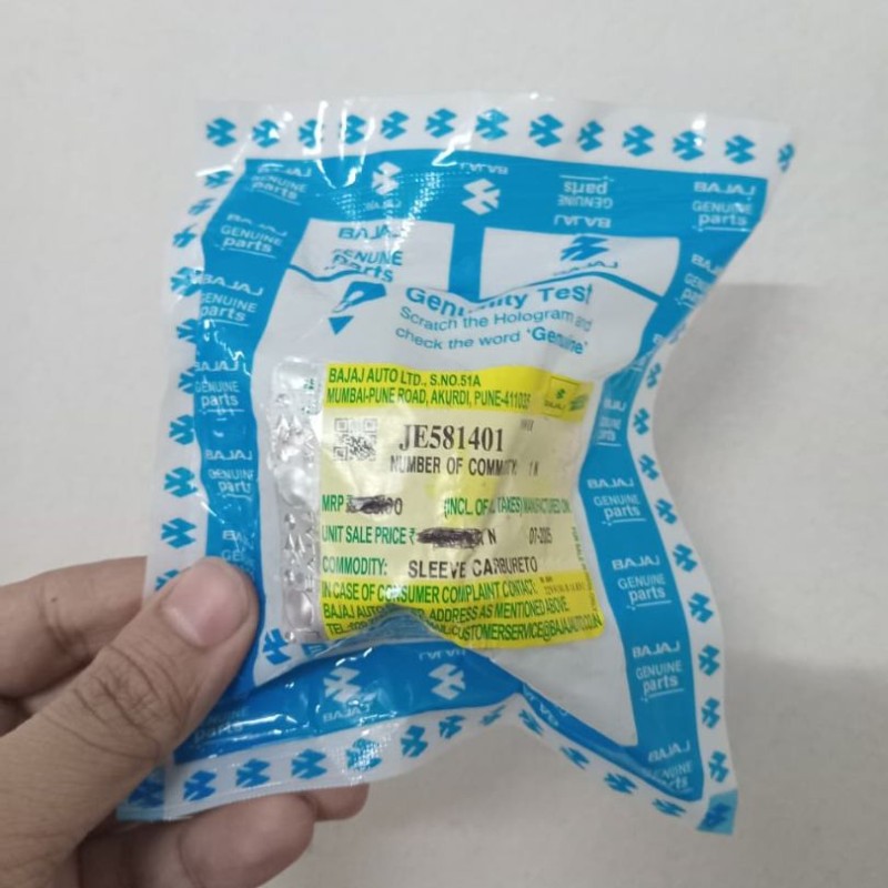 Carburetor Manifold Rubber Pulsar 135cc, SLEEVE CANBURETO, JE581401 image