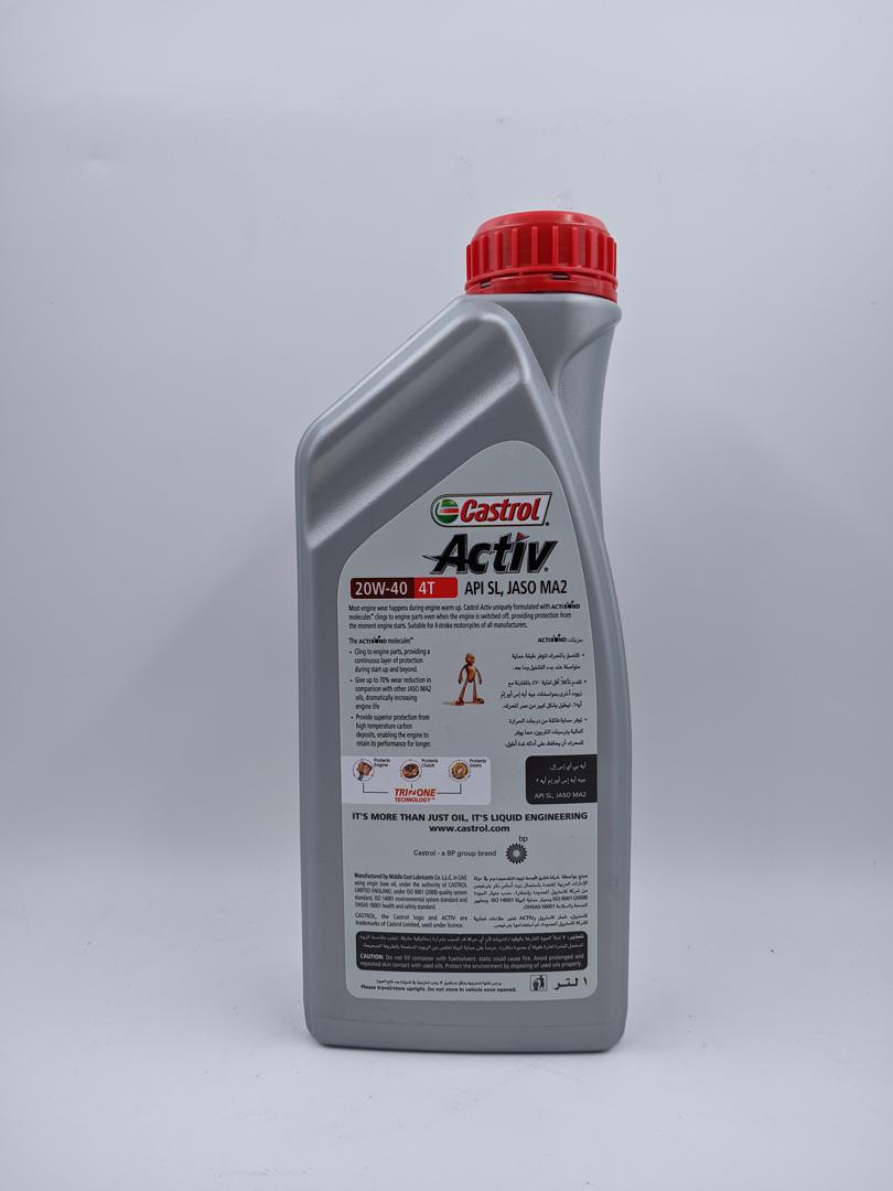 Castrol Active 4T 20w40 Mobil image