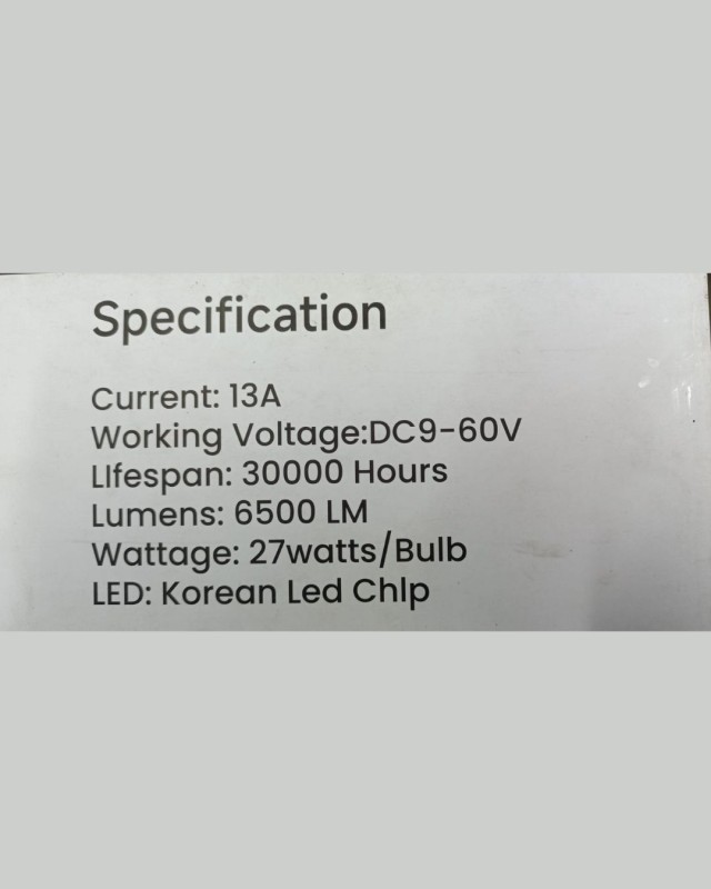 Fog King 08 LED Spot Light (MM Motors) 4 Flash Mode image