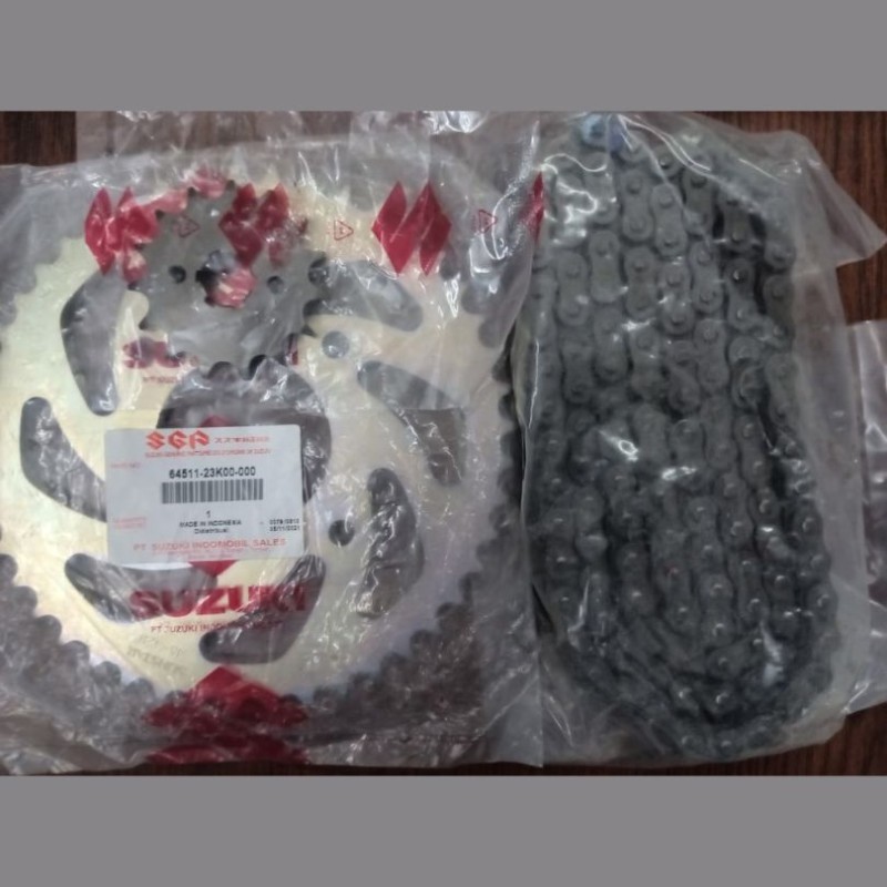 Chain Sprocket Full Set GSXR 150 Indo, 27000-23K10-KIT image