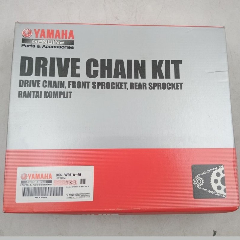 Chain Sprocket Full Set R15M Indo, CHAIN & SPROCKET KIT BK6-W001A-00 image