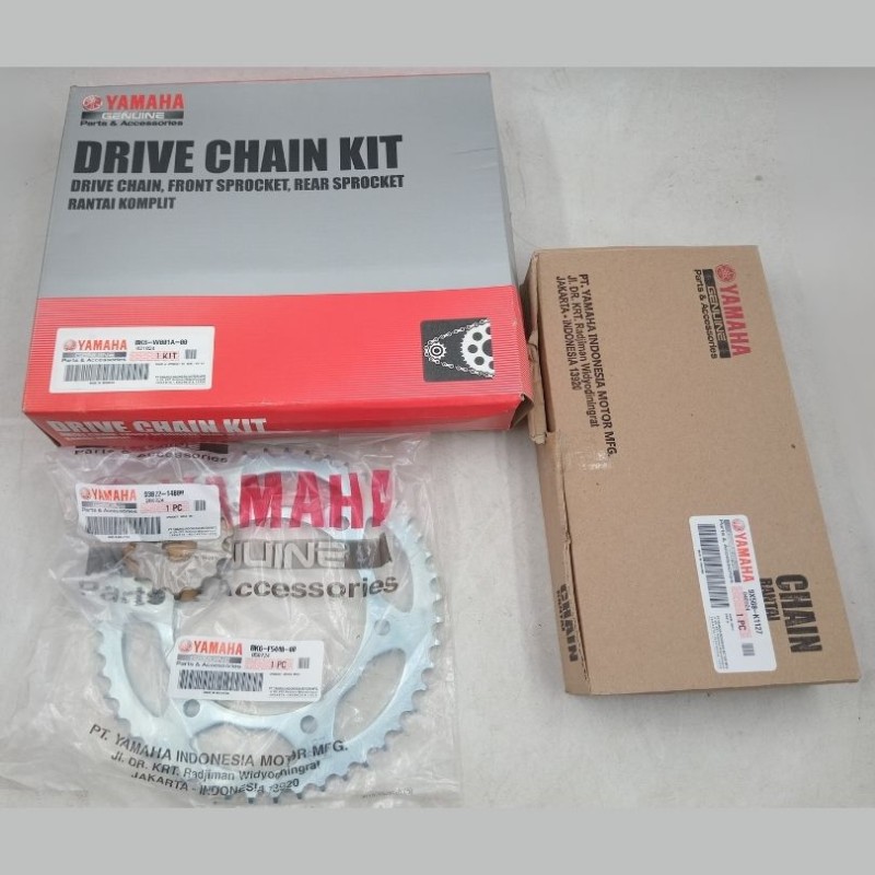 Chain Sprocket Full Set R15M Indo, CHAIN & SPROCKET KIT BK6-W001A-00 image