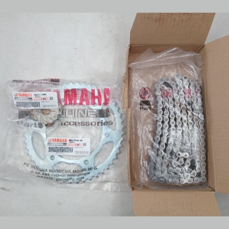 Chain Sprocket Full Set R15M Indo, CHAIN & SPROCKET KIT BK6-W001A-00 image