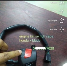 Chapa Kill Switch Honda X Blade BS6, SW ASSY,ST ENG STOP 35150K0ED51 image