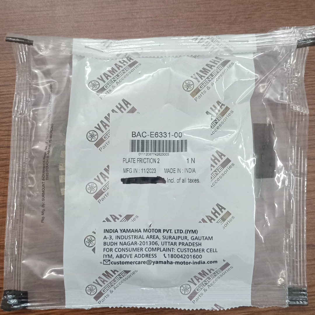 Clutch Plate Saluto 125, Plate Friction 2 BAC-E6331-00 image