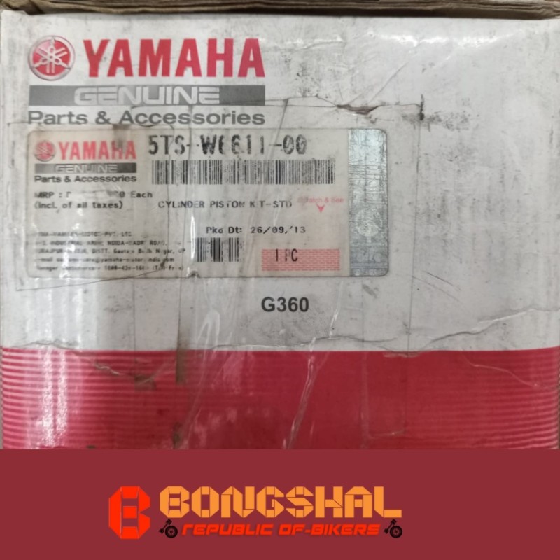 Cylinder Piston Kit Complete Libero G5, CYLINDER PISTON KIT- STD 5TS-W6611-00 image