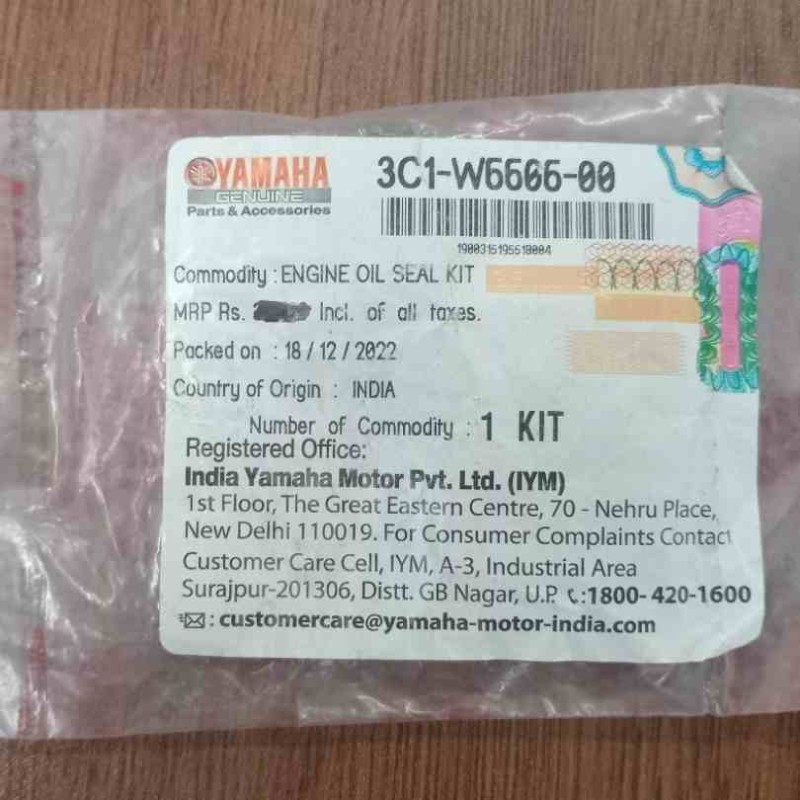 Engine Oil Seal Kit R15 V3 Indian 3C1-W6606-00 image