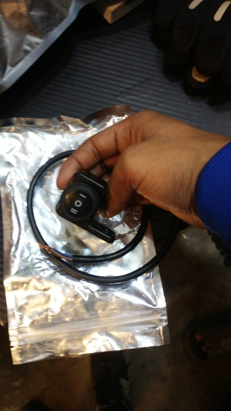 FNM Dual Switch for Fog Light & Horn (On-Off-On Switch) image