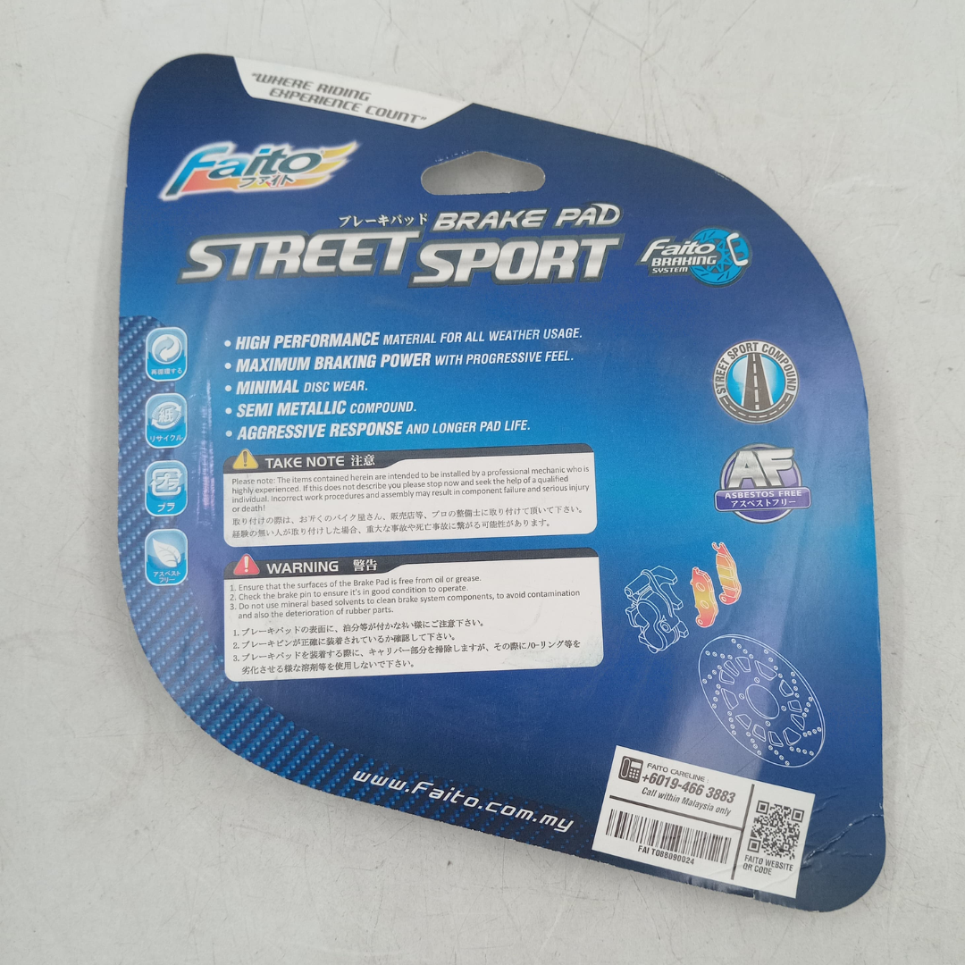 Faito Front Brake Pad GSXR 150 image