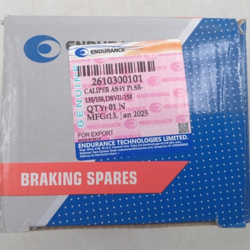 Front Brake Caliper Bajaj V15 (ENDURANCE Brand), CALIPER ASSY 2610300101 image