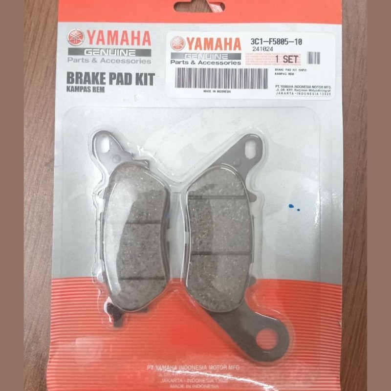 Front Brake Pad MT 15 Indo, BRAKE PAD KIT 3C1-F5805-10 image