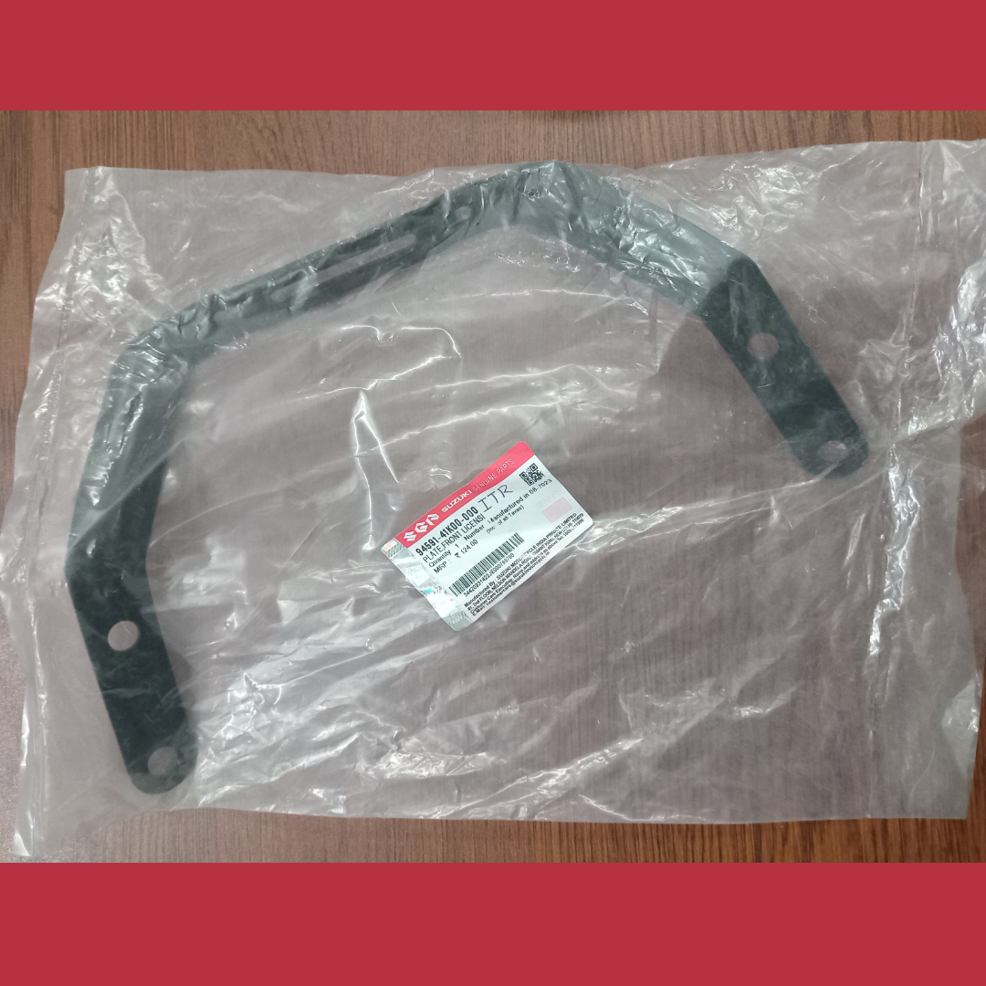 Front Number Plate Stand Gixxer SF New Plate, Front Licensi 94591-41K00-000 image