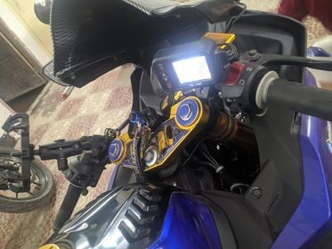Front and Rear Motorcycle Dashboard Camera with HD Display Fully Waterproof image