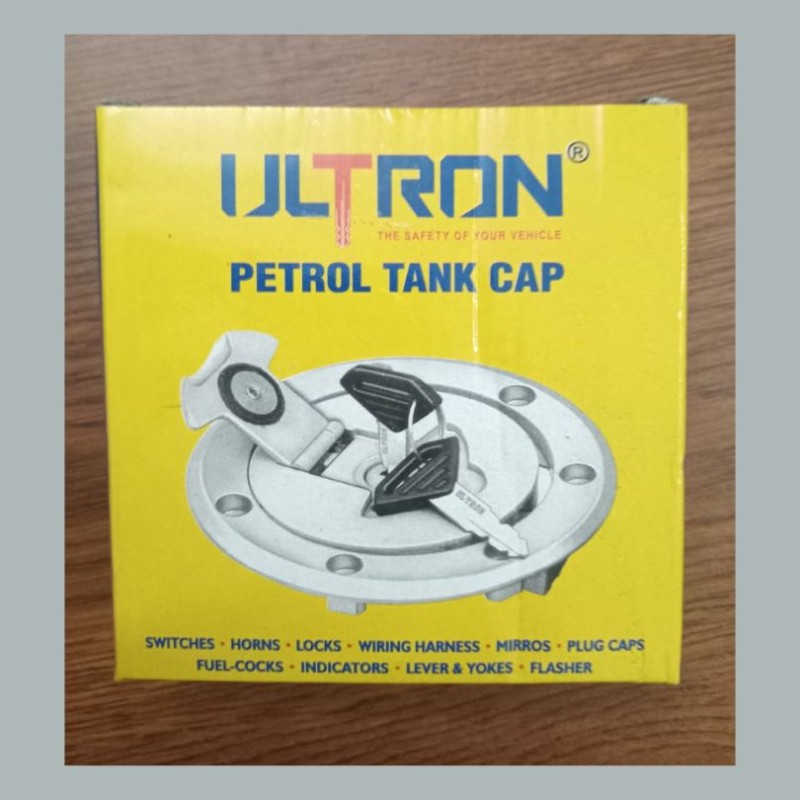 Fuel Tank Cap With Key Pulsar 135 (Ultron Brand) P.T.LOCK U-1117BA image