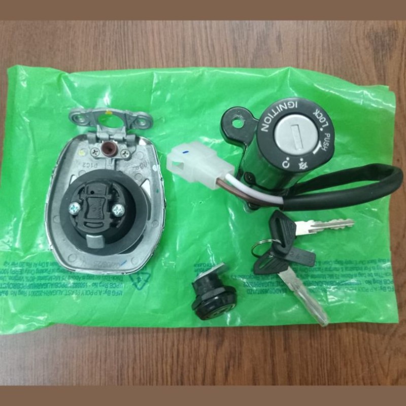 Full Lock Set (2 Wire) Discover 125 CC, SET LOCK, JZ232601 image