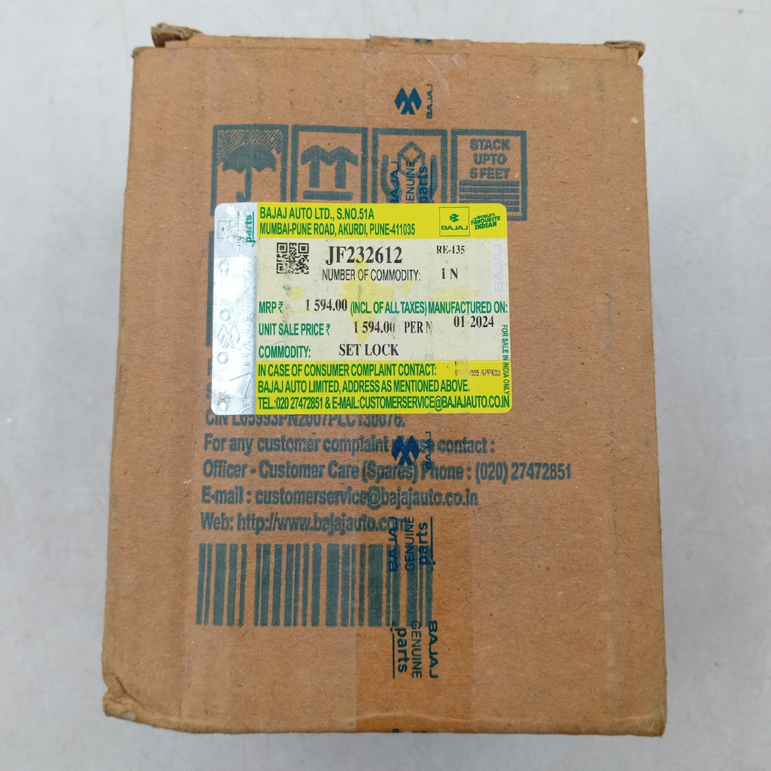 Full Lockset Complete Pulsar NS 160, SET LOCK JF232612 image