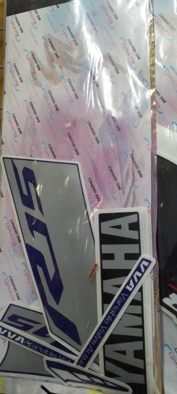 Full Set Sticker of All Kinds Of Bike Model R15 V3, R15 V2, Tvs RTR, 4v, Pulsar, Yamaha, Honda, image
