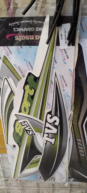 Full Set Sticker of All Kinds Of Bike Model R15 V3, R15 V2, Tvs RTR, 4v, Pulsar, Yamaha, Honda, image