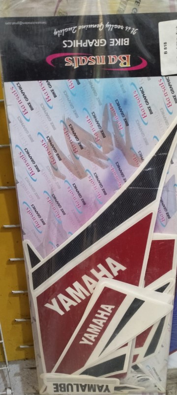 Full Set Sticker of All Kinds Of Bike Model R15 V3, R15 V2, Tvs RTR, 4v, Pulsar, Yamaha, Honda, image