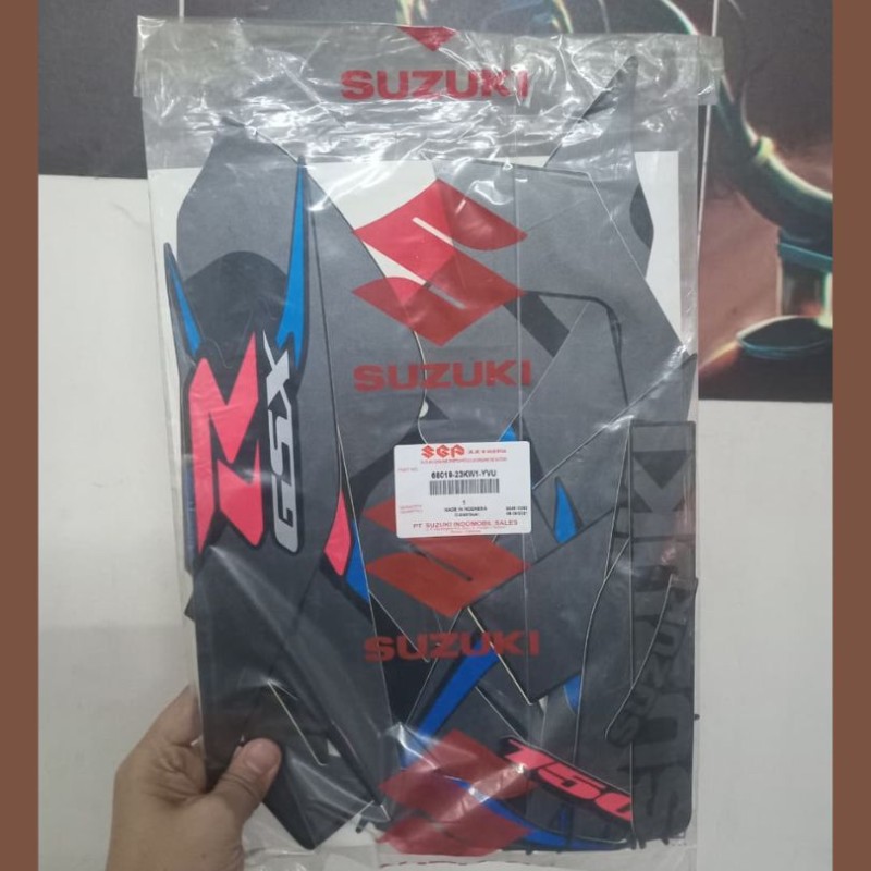 Full Sticker Set Original For GSXR 150 Indonesian image