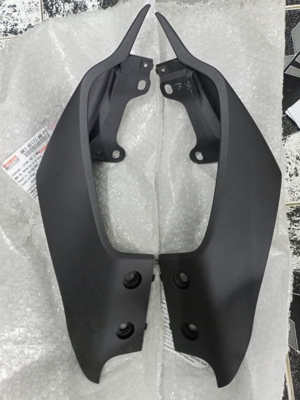 Back Panel Matte Black R15 V3 Indian image