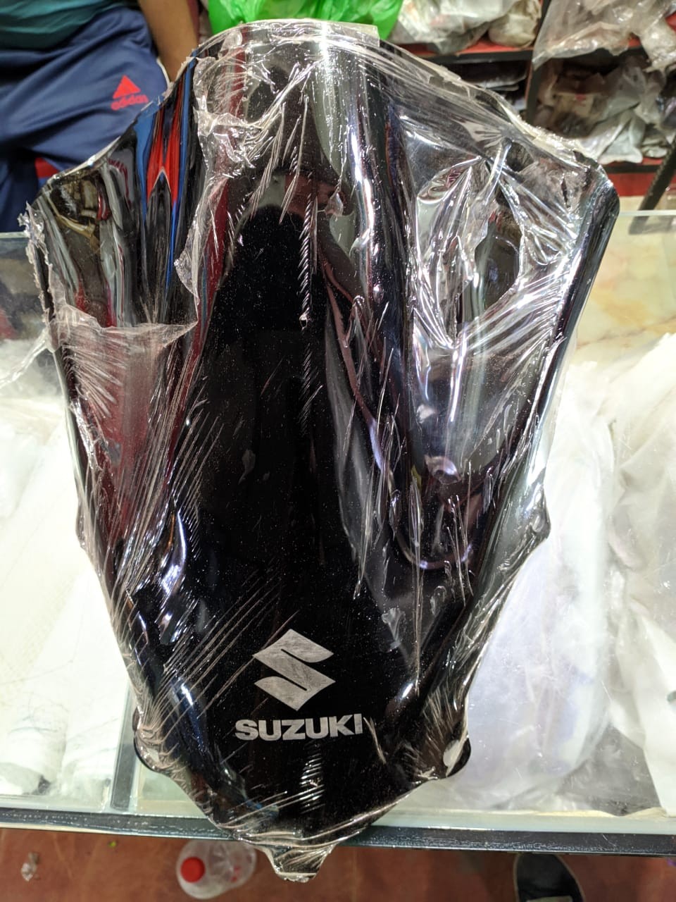 GsxR150 Windshield Double Bubble image
