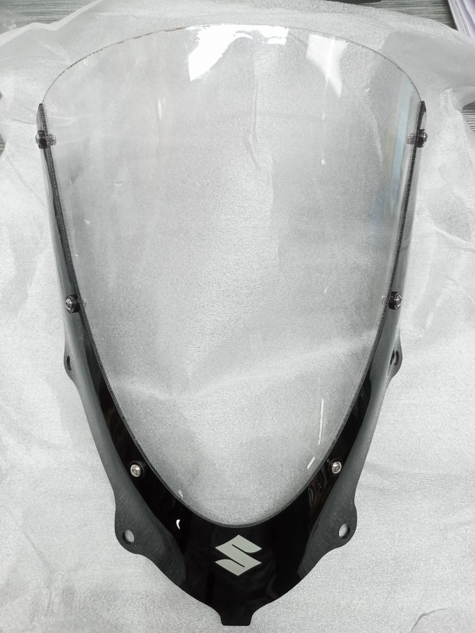 Gsxr 150 Corsa 3.0 Visor Black & Clear image