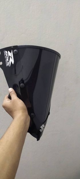 Gsxr 150 Corsa 3.0 Visor Black & Clear image