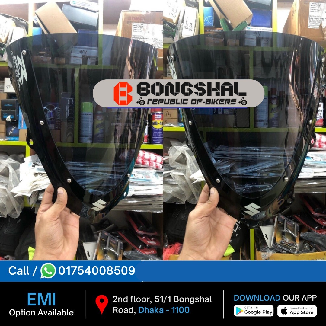 Gsxr 150 Corsa 3.0 Visor Black & Clear image
