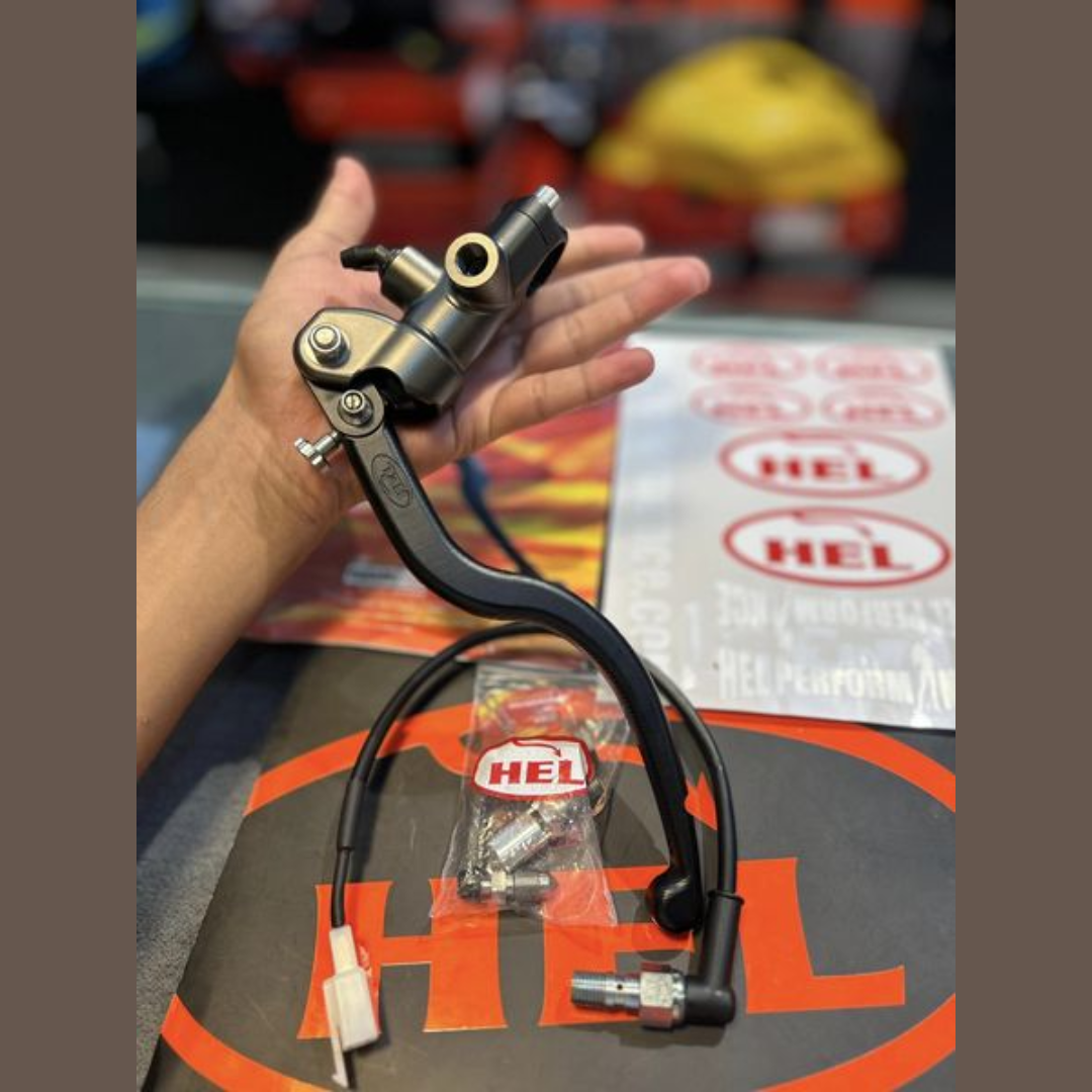 HEL Master Cylinder with Oil Pot, Clamp & Hose image