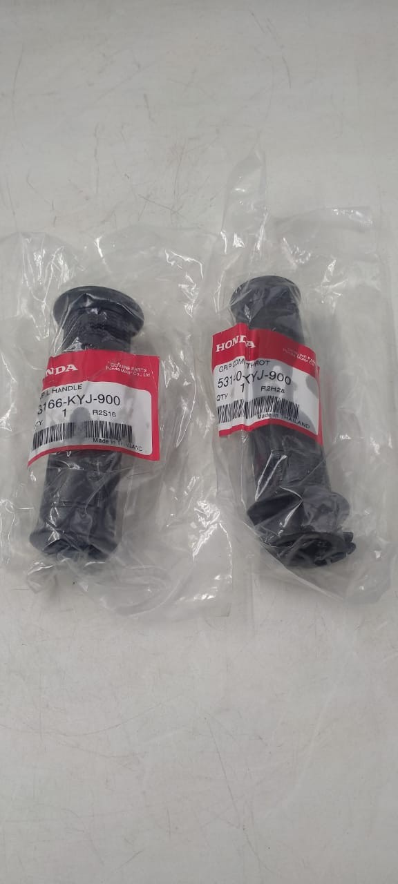 Handle Grip Original CB Exmotion, GRIP COMP L HANDLE 53166-KYJ-900, GRIP COMP R THROT 53140-KYJ-900 image