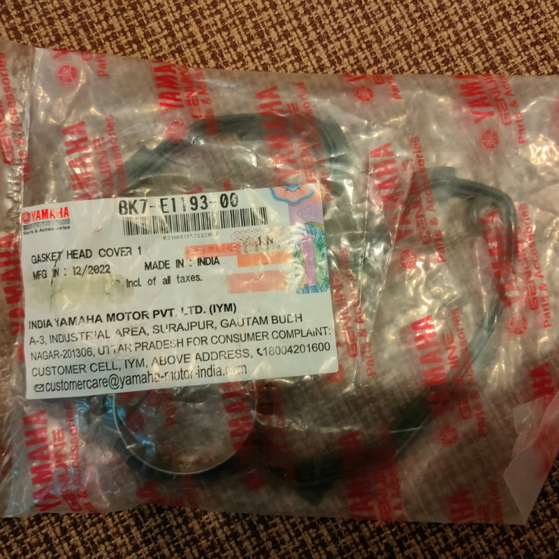 Head Gasket R15 V3 Indian, Gasket Head Cover 1 Bk7-E1193-00 image