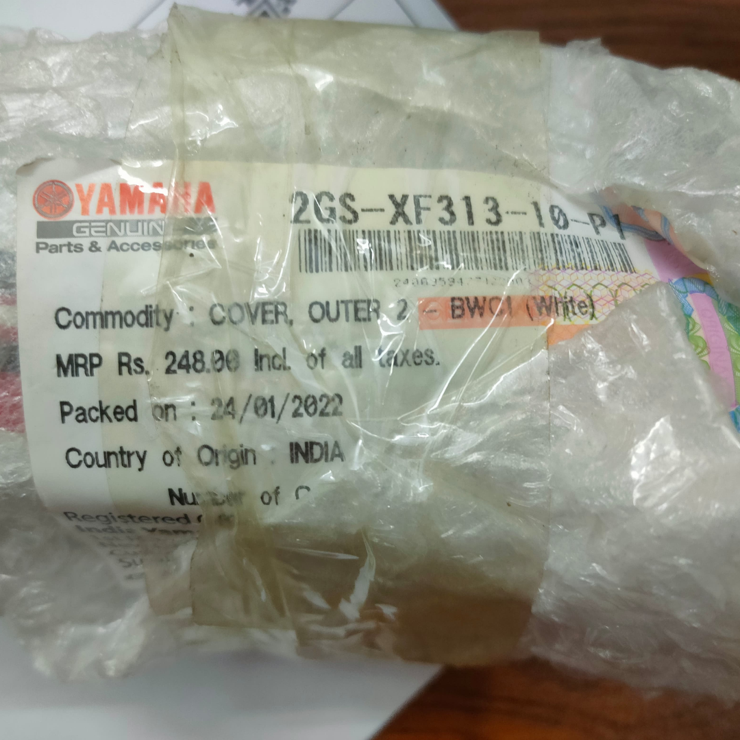 Headlight Kan FZS V2 Cover Outer 2 White- 2GS-XF313-10-P1 image