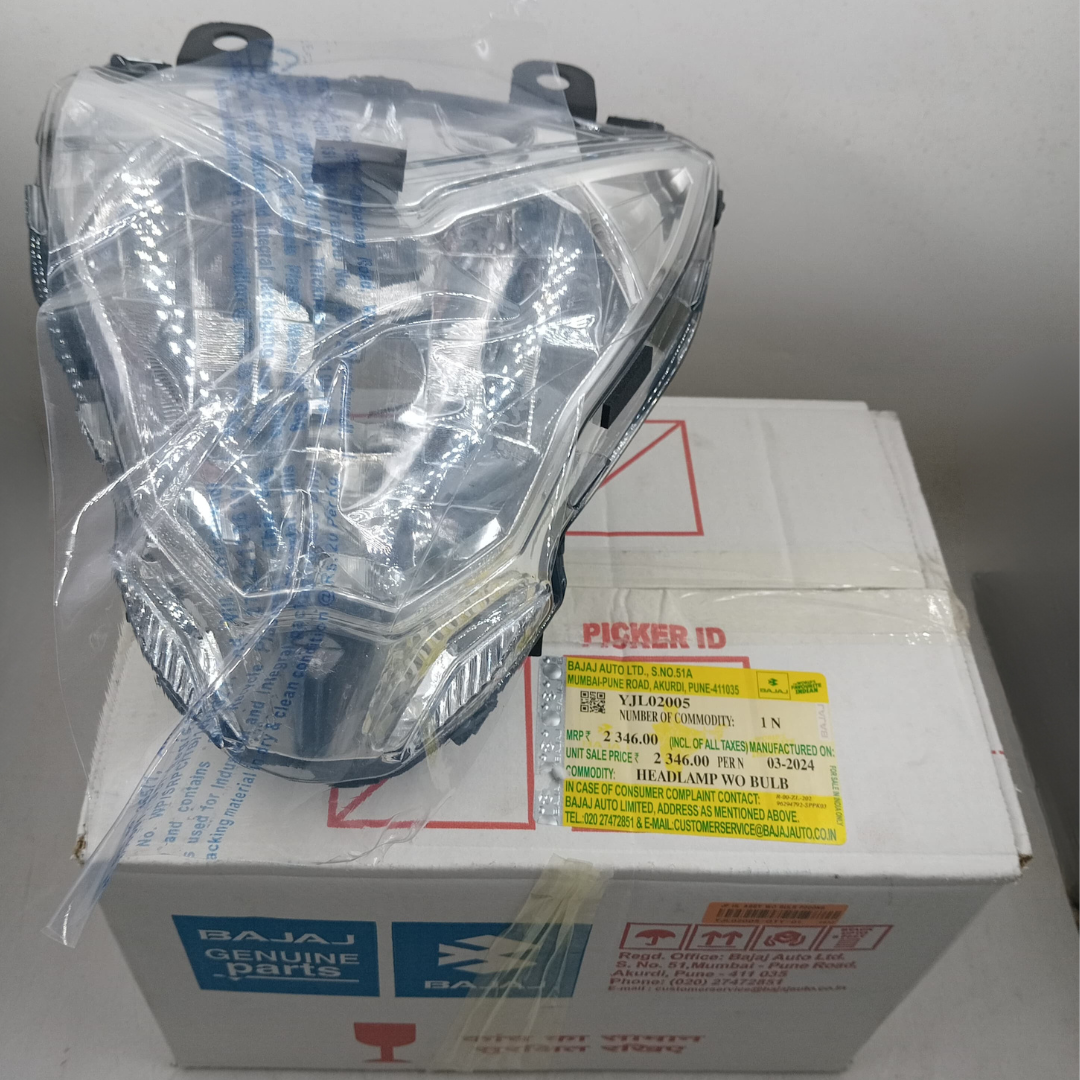 Headlight Payra Pulsar NS 160 Indian, HEADLAMP WO BULB YJL02005 image