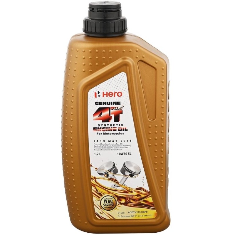 Hero Genuine Super Premium 4T Plus 10w-30 (1.2L) image