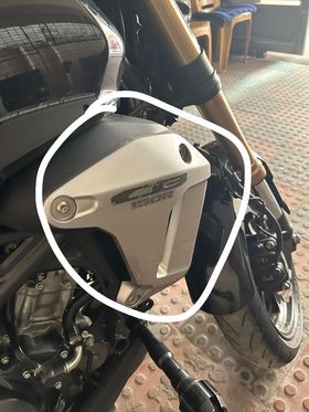 Honda CB Exmotion150 Tank Side Part Black Inner Original image